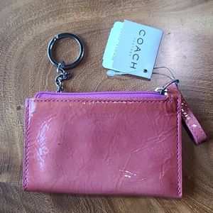 New Coach zipper coin bag
